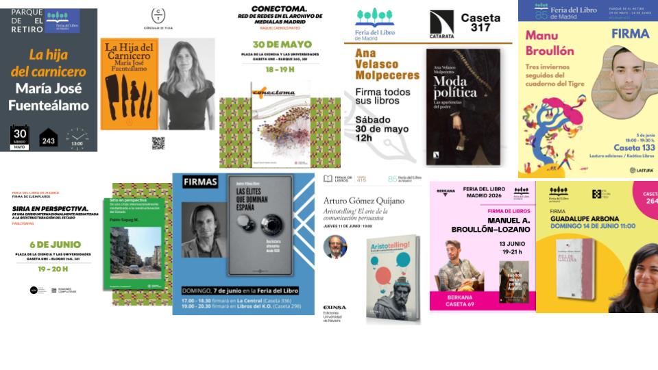 Nuestro profesorado en la Feria del Libro de Madrid 2026